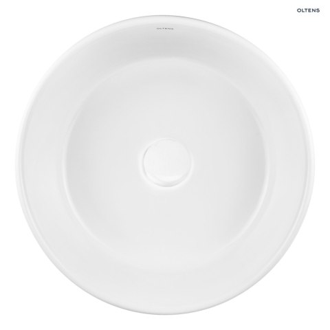 Lagde Oltens Lagde umywalka 40 cm nablatowa okrągła biała 40316000