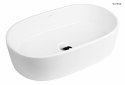 Lom Oltens Lom umywalka 55x34 cm nablatowa owalna z powłoką SmartClean biała 40811000