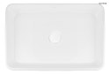 Lustra Oltens Lustra umywalka 60,5x35 cm nablatowa prostokątna biała 40306000