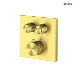 Onega Oltens Onega (S) bateria wannowo-prysznicowa podtynkowa termostatyczna złoto szczotkowane 34602810