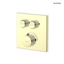 Onega Oltens Onega (S) bateria wannowo-prysznicowa podtynkowa termostatyczna złoty 34602800