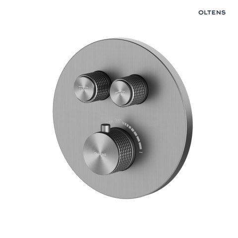 Onega Oltens Onega bateria wannowo-prysznicowa podtynkowa termostatyczna grafit 34601400