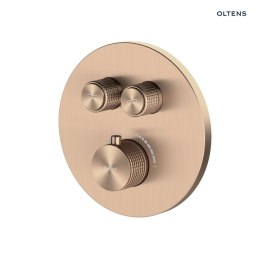 Onega Oltens Onega bateria wannowo-prysznicowa podtynkowa termostatyczna miedź szczotkowana 34601610