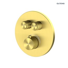 Onega Oltens Onega bateria wannowo-prysznicowa podtynkowa termostatyczna złoto szczotkowane 34601810