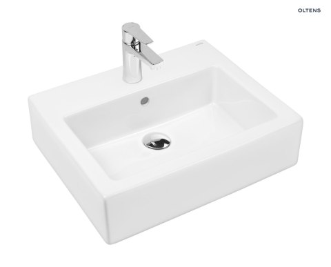 Susa Oltens Susa umywalka wisząca 50x41 cm z powłoką SmartClean biała 41903000