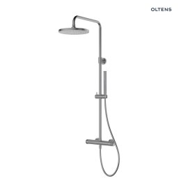 Vassa Oltens Vassa zestaw prysznicowy z baterią termostatyczną grafit 36508400