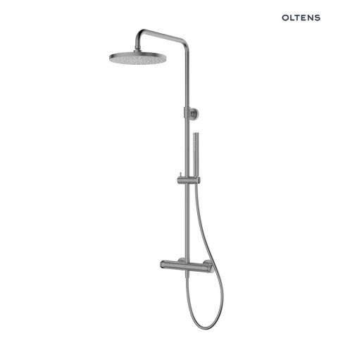 Vassa Oltens Vassa zestaw prysznicowy z baterią termostatyczną grafit 36508400