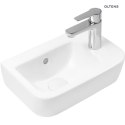 Vernal Oltens Vernal umywalka 37x24,5 cm wisząca prawa biała 41005000