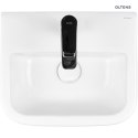 Vernal Oltens Vernal umywalka 40x32,5 cm wisząca z powłoką SmartClean biała 41503000
