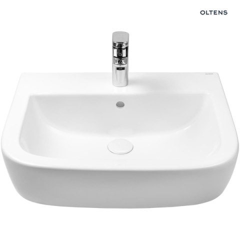 Vernal Oltens Vernal umywalka 56x45 cm wisząca biała 41002000