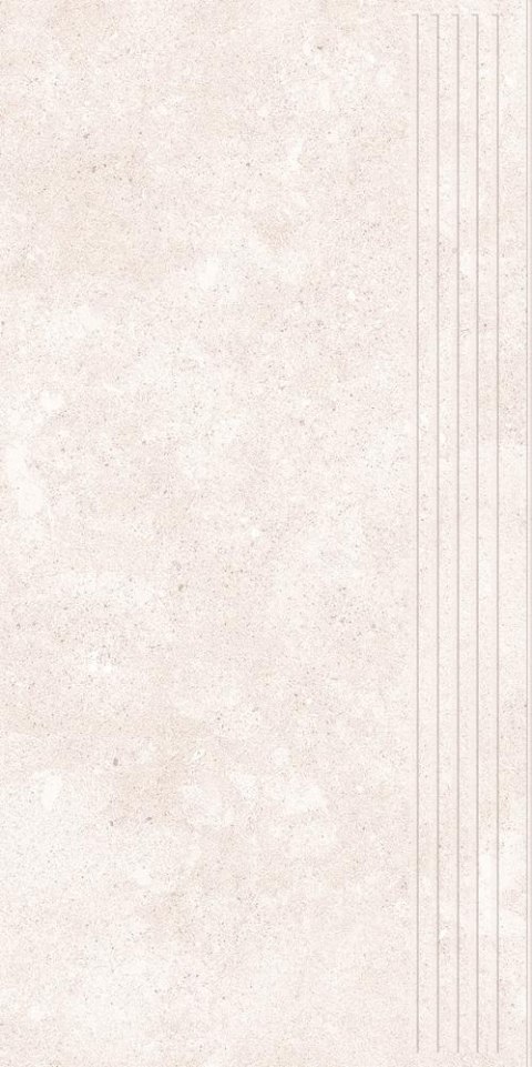 CITYROCK WHITE STOPNICA PRASOWANA MAT 29,8X59,8