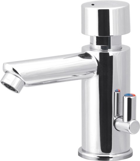 Deante Bateria umywalkowa czasowa z regulacją temperatury - bez zamknięcia odpływu