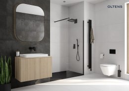 Hadsel Zestaw Oltens Hadsel miska WC wisząca PureRim z deską wolnoopadającą Slim biała 42046000