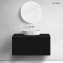 Lun Oltens Lun blat naszafkowy 100 cm czarny mat 63026300