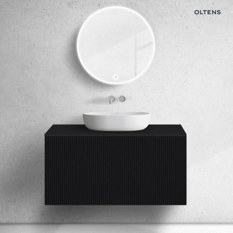 Lun Oltens Lun blat naszafkowy 100 cm czarny mat 63026300