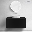 Lun Oltens Lun blat naszafkowy 100 cm czarny mat 63026300