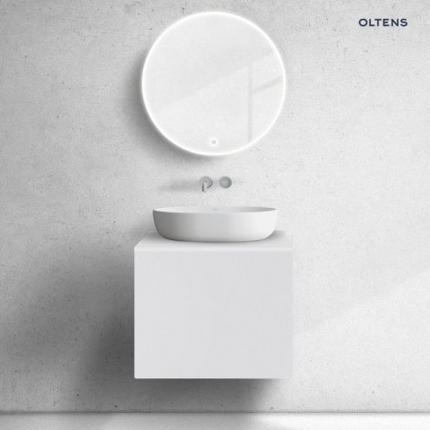 Lun Oltens Lun blat naszafkowy 60 cm biały mat 63024000
