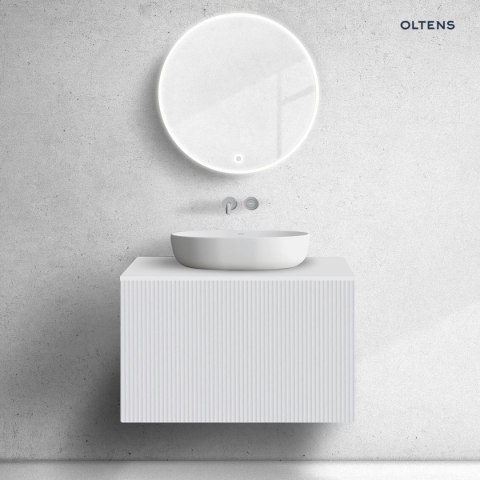 Lun Oltens Lun blat naszafkowy 80 cm biały mat 63025000