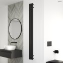 Stang Oltens Stang grzejnik łazienkowy 180x15 cm czarny mat 55011300