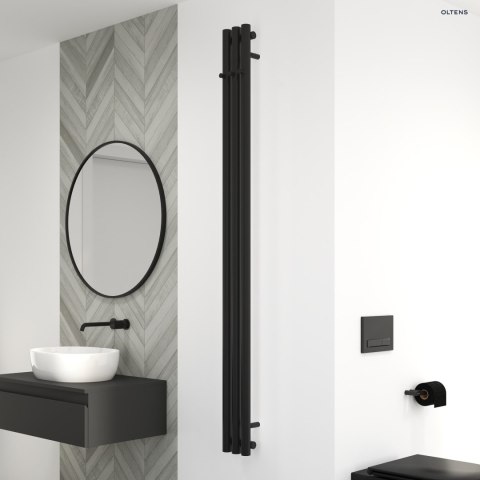 Stang Oltens Stang grzejnik łazienkowy 180x15 cm czarny mat 55011300