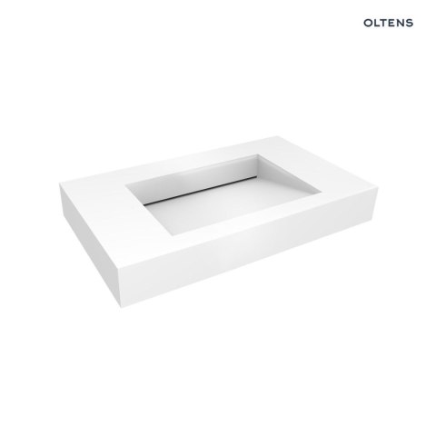 Stila Oltens Stila umywalka 100x45 cm ścienna LavaForm biały połysk 40003000