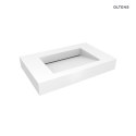 Stila Oltens Stila umywalka 90x45 cm ścienna LavaForm biały mat 40002900
