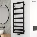 Varme Oltens Varme grzejnik łazienkowy 108,5x50 cm czarny mat 55001300
