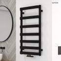 Varme Oltens Varme grzejnik łazienkowy 89,5x50 cm czarny mat 55000300