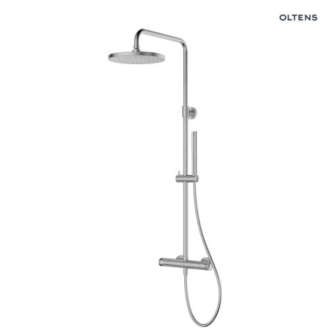 Vassa Oltens Vassa zestaw prysznicowy z baterią termostatyczną nikiel 36508910