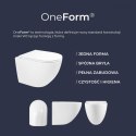 Hamnes Oltens Hamnes OneForm Stille PureRim miska WC wisząca z powłoką SmartClean biały połysk 42552000
