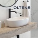 Hamnes Oltens Hamnes umywalka 47,5x34 cm nablatowa owalna z powłoką SmartClean biała 40809000