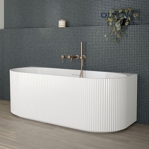 Hamnes Oltens Hamnes wanna przyścienna 170x80 cm biała 12026000