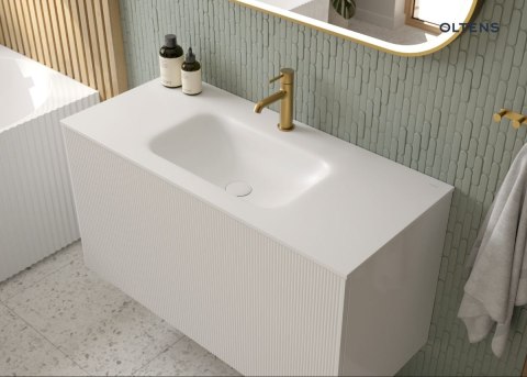 Kalla Oltens Kalla umywalka 100,2x46 cm meblowa LavaForm biały mat 40211900