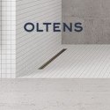 Langan Oltens Langan Slim odpływ prysznicowy liniowy 60 cm miedź połysk/miedź szczotkowana 30009610