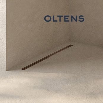 Langan Oltens Langan Slim odpływ prysznicowy liniowy 90 cm miedź połysk/miedź szczotkowana 30012610