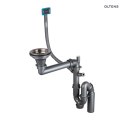 Stalvask Oltens Stalvask zlewozmywak stalowy 1-komorowy 54x44 cm czarny 71101300