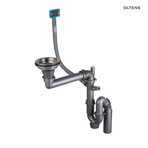 Stalvask Oltens Stalvask zlewozmywak stalowy 1-komorowy 76x44 cm stal polerowana 71102100