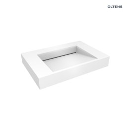 Stila Oltens Stila umywalka 80x45 cm ścienna LavaForm biały połysk 40001000