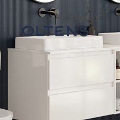 Vernal Oltens Vernal blat 180 cm naszafkowy slim biały połysk 63009000