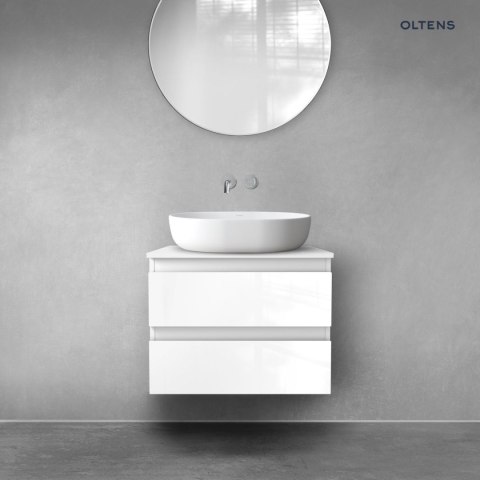 Vernal Oltens Vernal szafka 60 cm podumywalkowa wisząca biały połysk 60002000