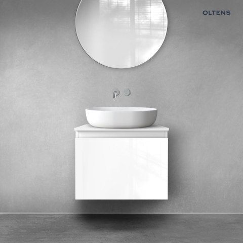 Vernal Oltens Vernal szafka 60 cm podumywalkowa wisząca biały połysk 60013000