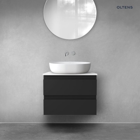 Vernal Oltens Vernal szafka 60 cm podumywalkowa wisząca czarny mat 60000300