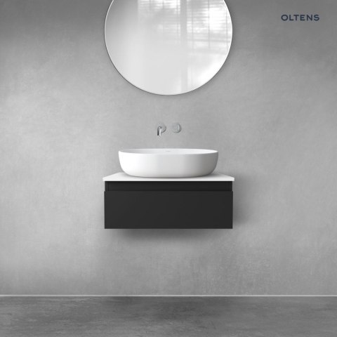 Vernal Oltens Vernal szafka 60 cm podumywalkowa wisząca czarny mat 60009300