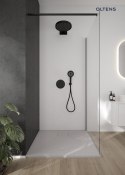 Bergytan Oltens Bergytan brodzik prostokątny 140x70 cm RockSurface kaszmir 15105900