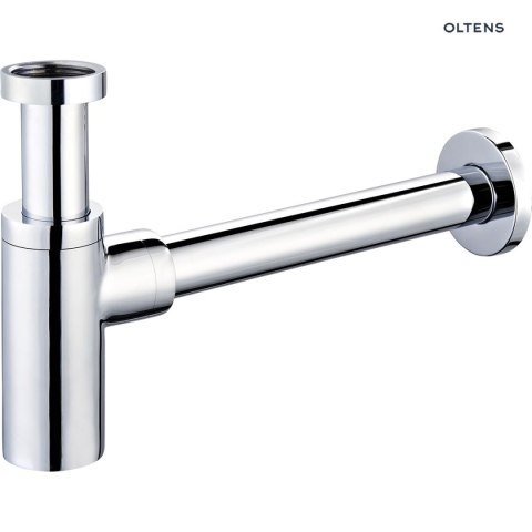 Hervik Oltens Hervik syfon umywalkowy mosiężny okrągły chrom 02602100