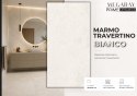 MARMO TRAVERTINO BIANCO 60X120 (1,44) MATT