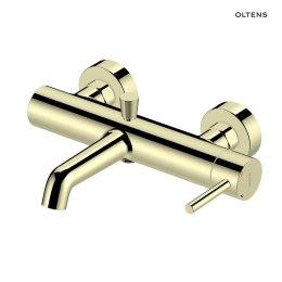 Molle Oltens Molle bateria wannowo-prysznicowa ścienna złoty połysk 34112800