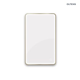 Nordlis Oltens Nordlis lustro 60x100 cm prostokątne z oświetleniem od tyłu z matą grzewczą mosiądz szczotkowany 64120510