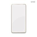 Nordlis Oltens Nordlis lustro 60x120 cm prostokątne z oświetleniem od tyłu z matą grzewczą mosiądz szczotkowany 64121510
