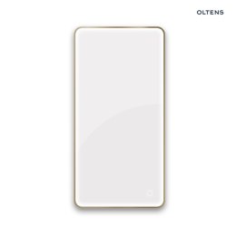 Nordlis Oltens Nordlis lustro 60x120 cm prostokątne z oświetleniem od tyłu z matą grzewczą mosiądz szczotkowany 64121510